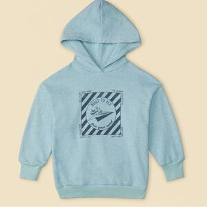 SUNDAY COLLECTIVE Organic Weekend Hoodie in Dewkist SIZE 12-13 nwt